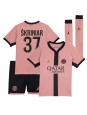 Paris Saint-Germain Milan Skriniar #37 Alternativní dres pro děti 2024-25 Krátký Rukáv (+ trenýrky)